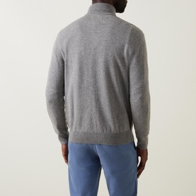 Polo Logo Half-Zip Sweater