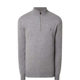 Polo Logo Half-Zip Sweater