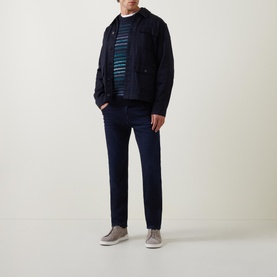 Mid Rise Straight Leg Jeans