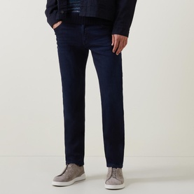 Mid Rise Straight Leg Jeans