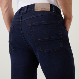Mid Rise Straight Leg Jeans