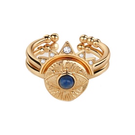 All Seeing Evil Eye Stacking Rings