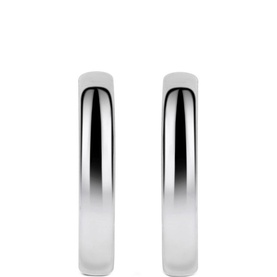 Clear Stone Hoop Earrings