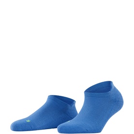 Falke Cool Kick Sport Ankle Socks in ribbon blue, low-cut anklet style with smooth finish and light padding, shown as a pair