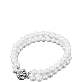 Double-Strand Pearl Bracelet