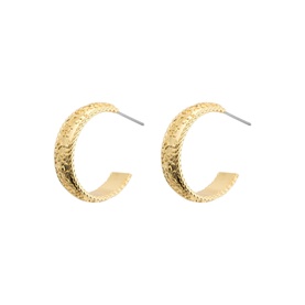 Textured Hoop Earrings