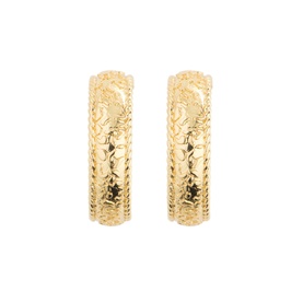 Textured Hoop Earrings