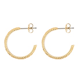 Textured Hoop Earrings