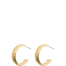 Textured Hoop Earrings