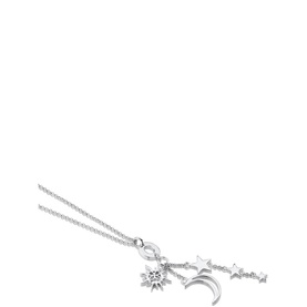 Sun Moon and Stars Charm Necklace