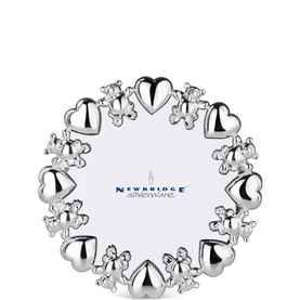 Hearts And Bears Round Frame