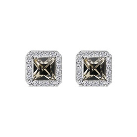 Stone Square Earrings