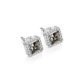 Stone Square Earrings