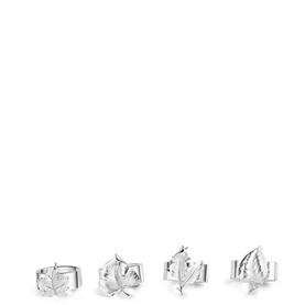 Leaf Napkin Rings Four-Piece Set