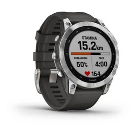 Fenix 7 Silver Graphite Band GPS Watch