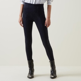 High-Rise Faux Suede Leggings