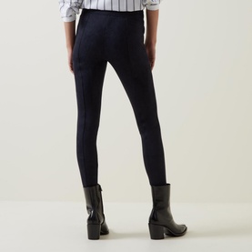 High-Rise Faux Suede Leggings