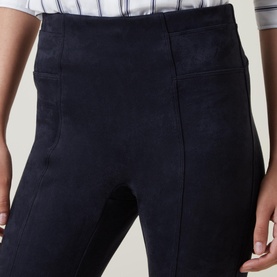 High-Rise Faux Suede Leggings