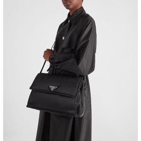 Traveller Re-Nylon Large Padded Shoulder Bag