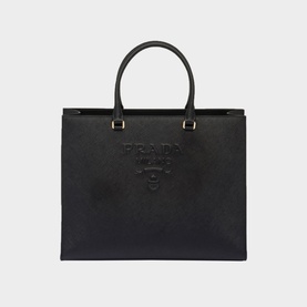 Large Saffiano Leather Tote Bag