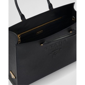Large Saffiano Leather Tote Bag