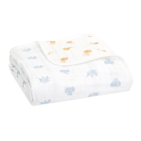 Elephant Muslin Dream Blanket