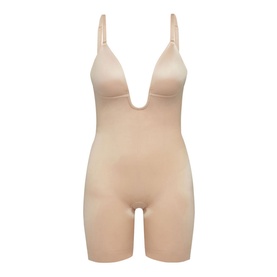 SPANXshape&trade; Suit Your Fancy Plunge Low-Back Mid-Thigh Bodysuit