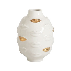 Gilded Gala Round Vase