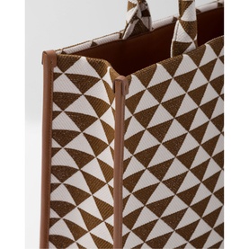 Symbole Large Jacquard Fabric Tote Bag
