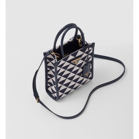 Symbole Jacquard Fabric Micro Bag