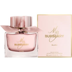 Burberry My Burberry Blush for Women Eau de Parfum 90ml, blush pink bottle with gold cap and matching pink box