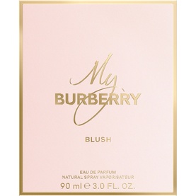 Burberry My Burberry Blush for Women Eau de Parfum 90ml, blush pink box with gold lettering