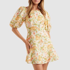 Noelle Diamond Back Mini Dress