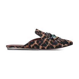 Olive Eye Slip On Mules