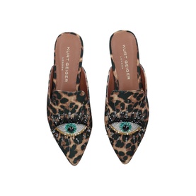 Olive Eye Slip On Mules