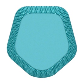 Sony SRS-XE200 Portable Wireless Speaker in blue, top-down view showing textured mesh grille and smooth centre panel