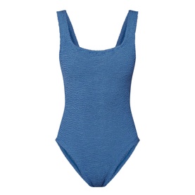 Square Neck Crinkle Swimsuit