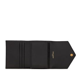 Cassandre Matelass&eacute; Leather Folded Wallet