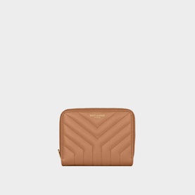 Joan Compact Zip-Around Logo Wallet