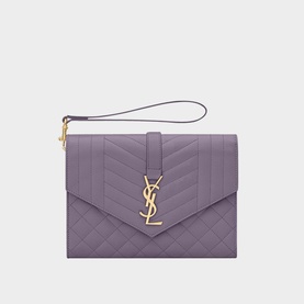 Envelope Leather Flap Pouch