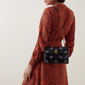 Kensington Evil Eye Leather Shoulder Bag