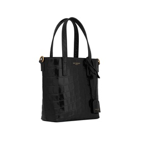 Shopping Croc-Embossed Mini Toy Leather Tote