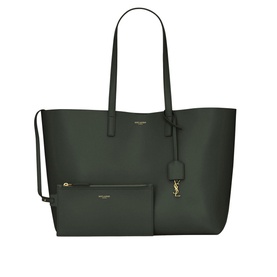 Shopping East-West Leather Tote