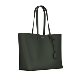 Shopping East-West Leather Tote