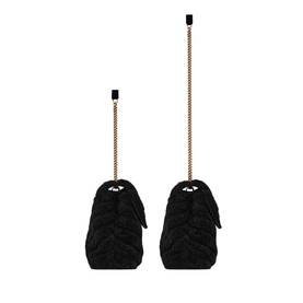 Lou Lou Medium Quilted Shearling Shoulder Bag