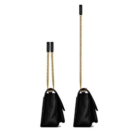 Niki Medium Crinkled Vintage Leather Chain Bag