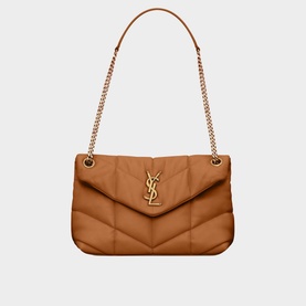 Lou Lou Small Puffer Leather Shoulder Bag