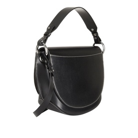Banner Recycled Leather Saddle Crossbody Bag