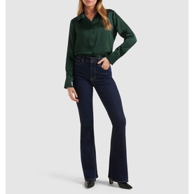 Lila Longline Satin Shirt