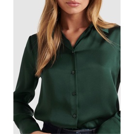 Lila Longline Satin Shirt